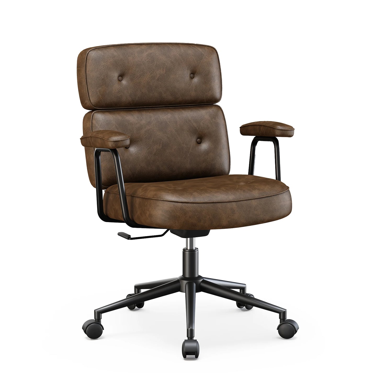 MCQ Ergonomic Home Office Chair Gaming Computer Chair with Lumbar Support Adjustable Height Rolling Swivel Armrests Chair