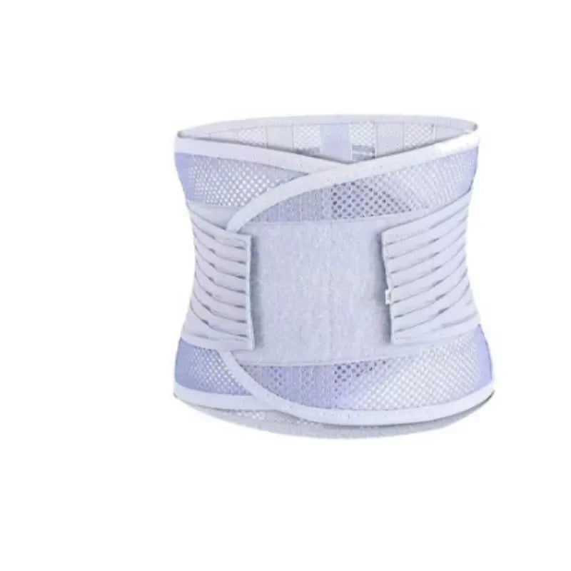 Breathable Mesh Lumbar Support Belt with Self-Heating for Summer Fitness, Elderly & Adult Waist Pain Relief