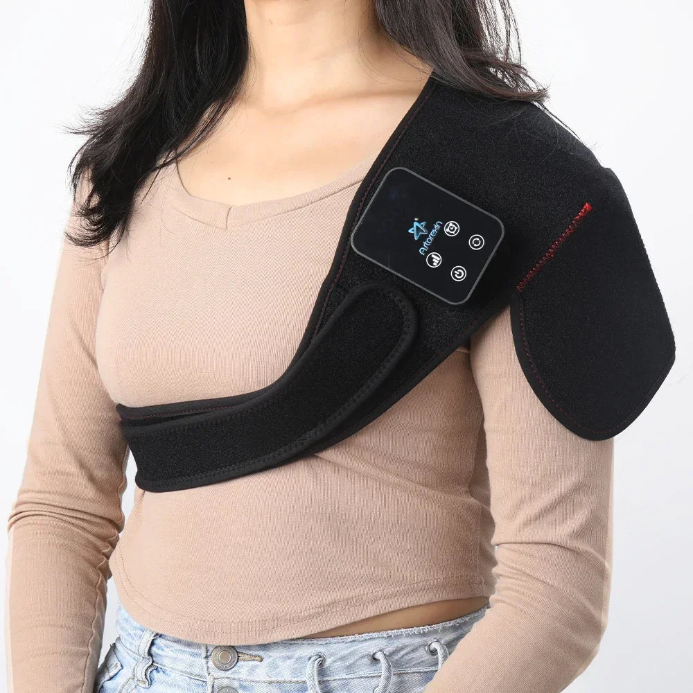 Red Light Therapy Electric Heating Knee Massage Pad Massage Leg Joint Warming Shoulder Elbow Skin Care Support Knee Pain Relief