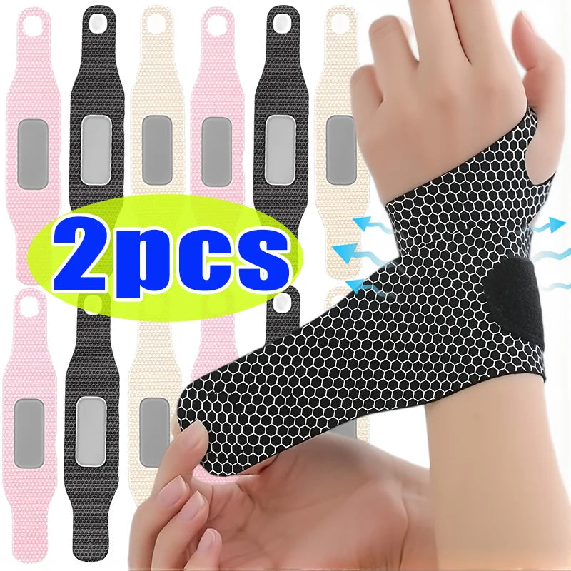 2/1 Pcs Wrist Protective Sleeve Breathable Pressurized Guard Wraps Man and Women Support Wrist Straps Ultra Thin Wrist Brace