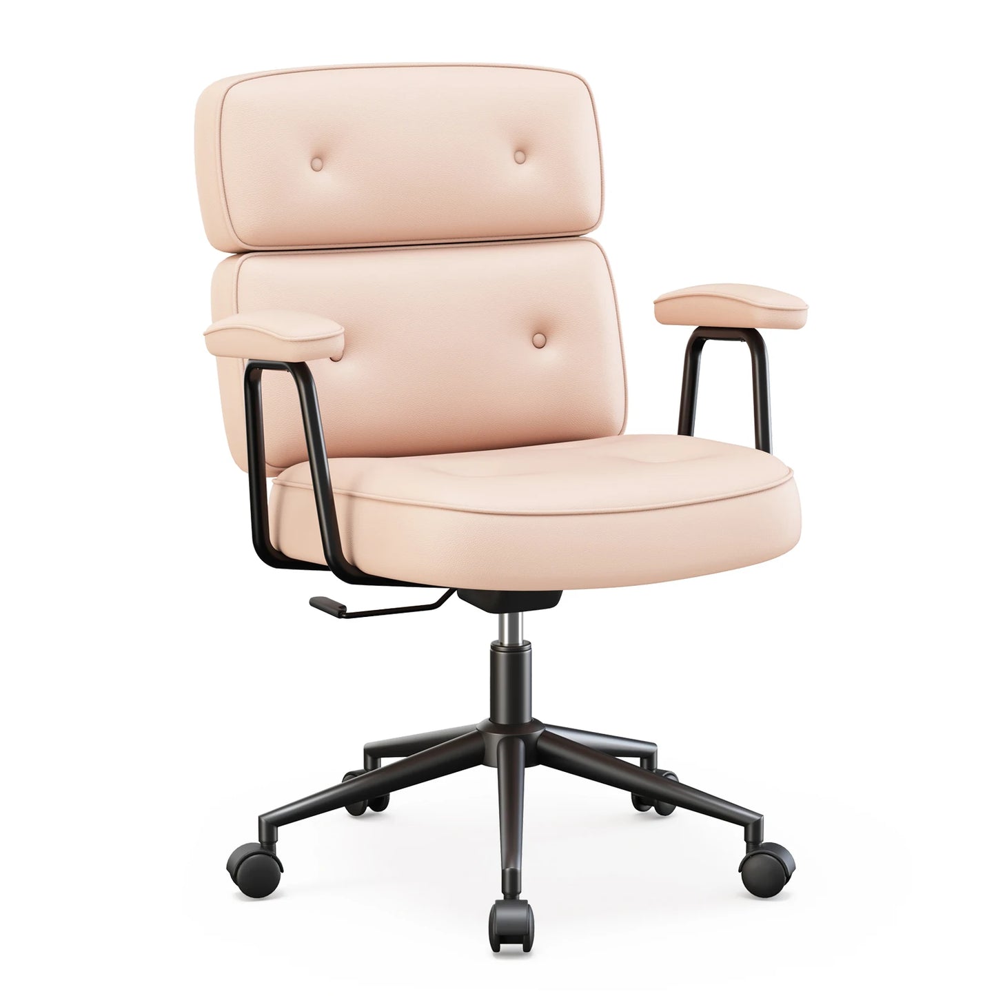 MCQ Ergonomic Home Office Chair Gaming Computer Chair with Lumbar Support Adjustable Height Rolling Swivel Armrests Chair