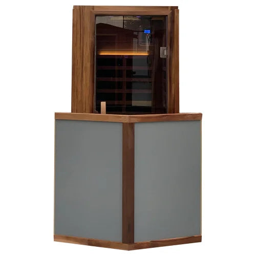 Red Cedar Single Outdoor Sauna Outdoor Indoor Wooden Sauna Room