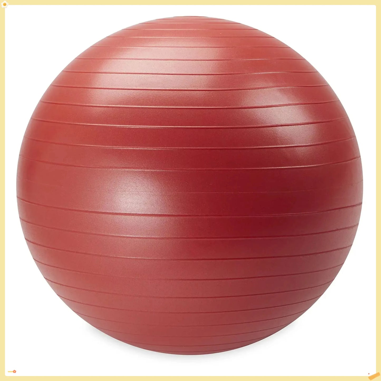 Home Gym Weighted Stability Ball 55-75CM, Anti-Burst with Pump for Balance Core Training & Exercise Workouts