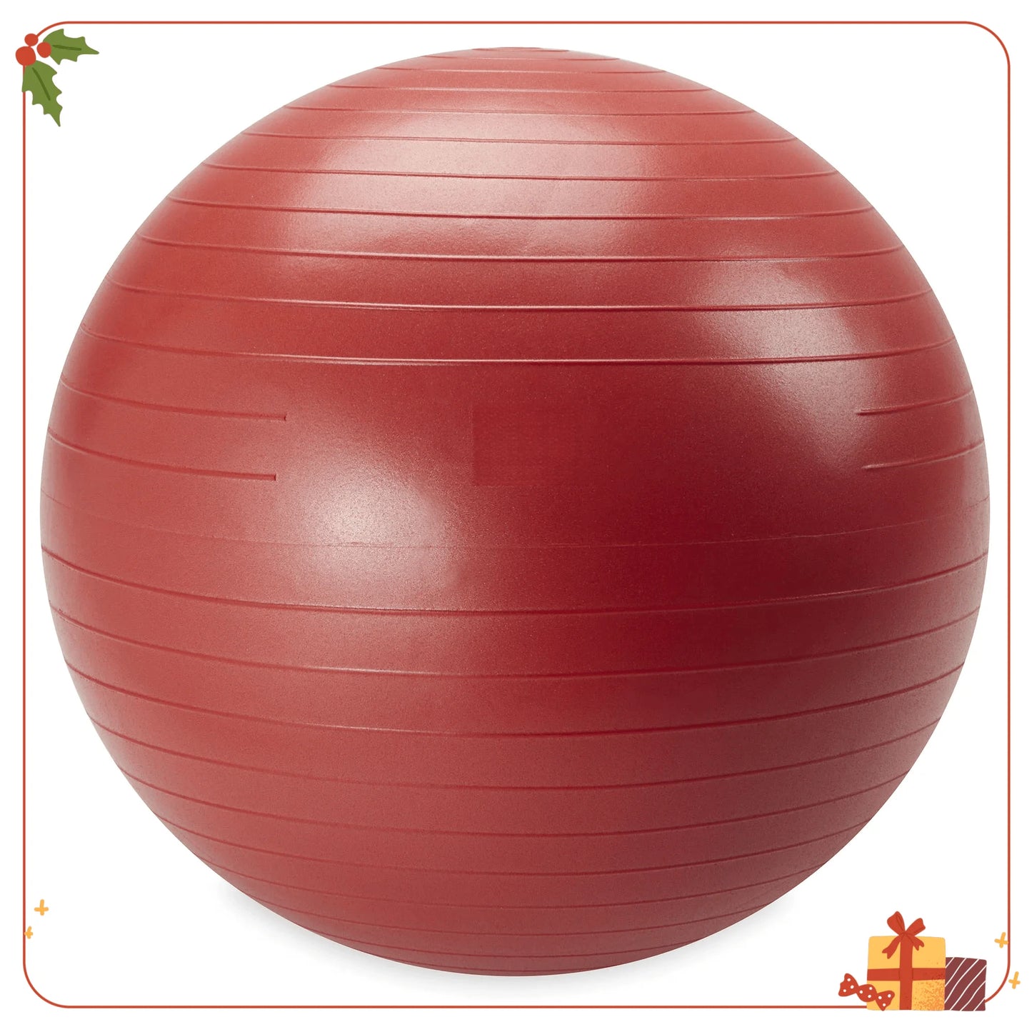 Home Gym Weighted Stability Ball 55-75CM, Anti-Burst with Pump for Balance Core Training & Exercise Workouts