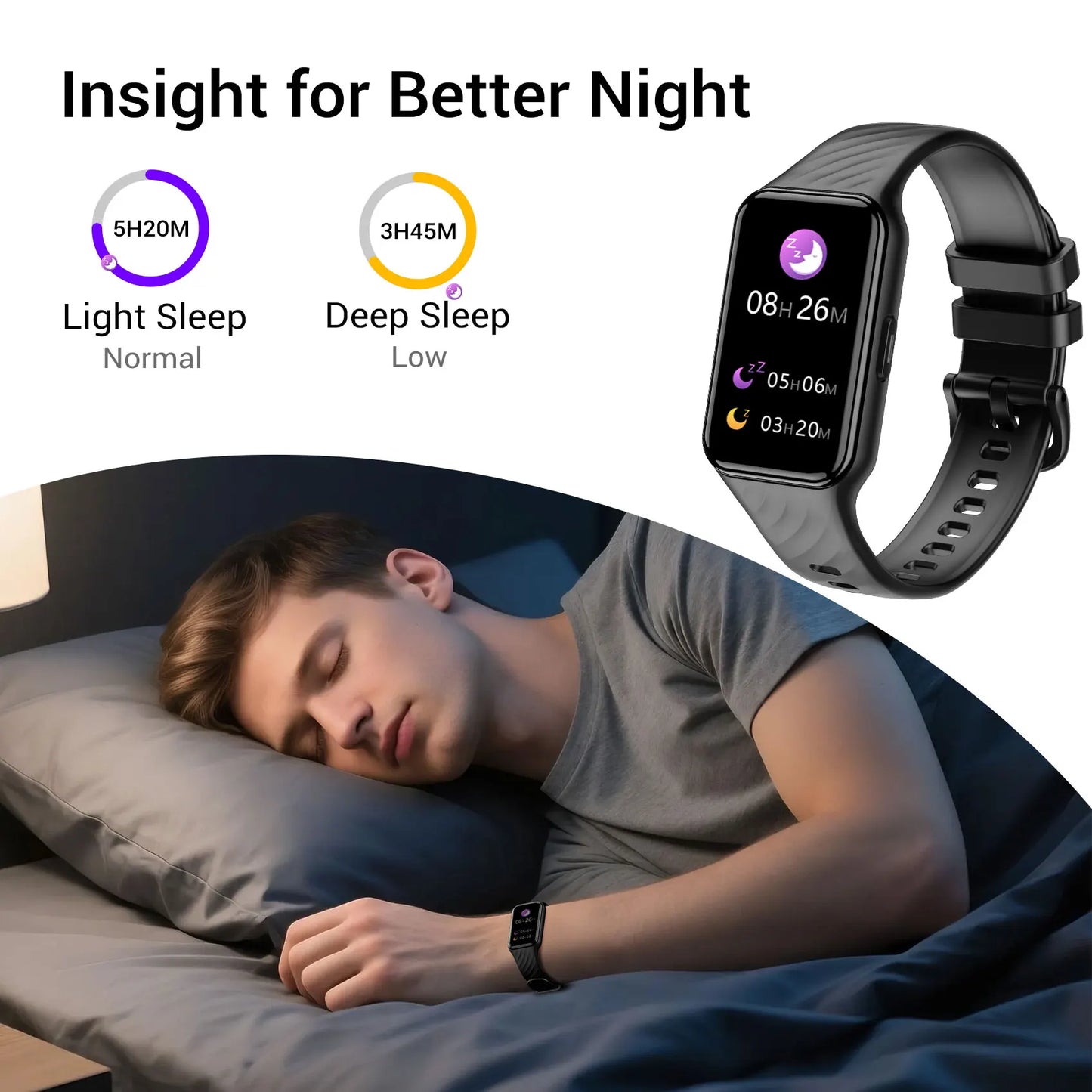 Blackview R10 Smart Watch 100+ Sport Modes 1.47‘’ TFT Display Heart Rate Health Monitoring Bluetooth Smartwatch for Men Women