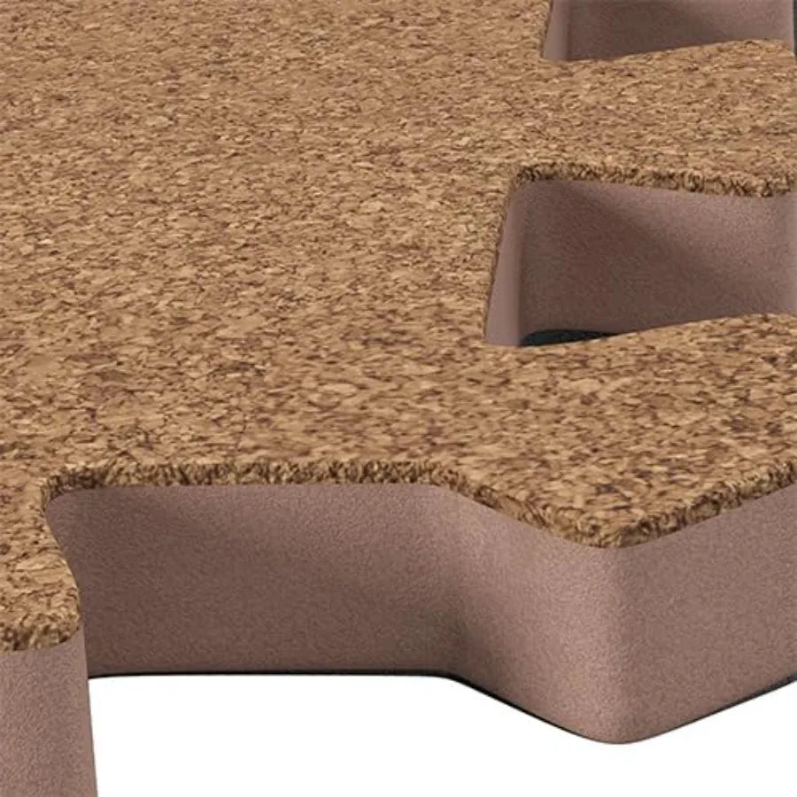 Gym Mats Set - 18 pcs EVA Interlocking Foam Floor Tiles 12.6"x12.6"x0.4" 18sqft Protective Gym Flooring Sports Home Workout Exe
