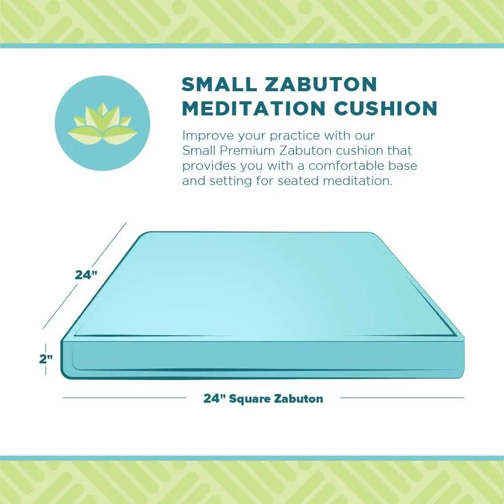 Zabuton Meditation Cushion for Yoga Workout - Supportive Floor Seat Cushion for Enhanced Comfort And Proper Posture