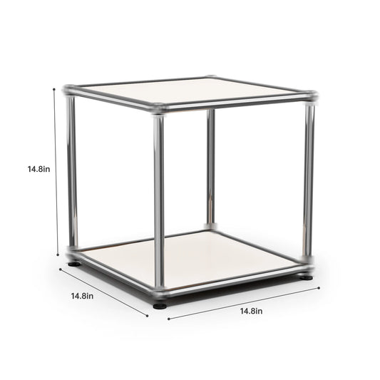 Modern Storage Cabinet Stainless Metal Organizer TV Stand Cabinet for Living Room and Home Office Furniture