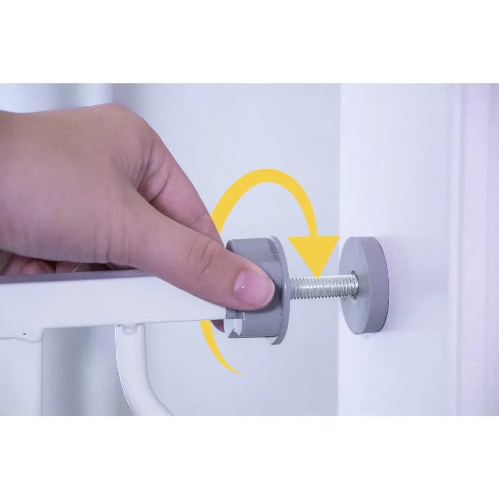 Extra Wide 38.5-Inch Pressure Mount Safety Gate for Stairs and Doorways, Child and Pet Friendly, Easy Installation