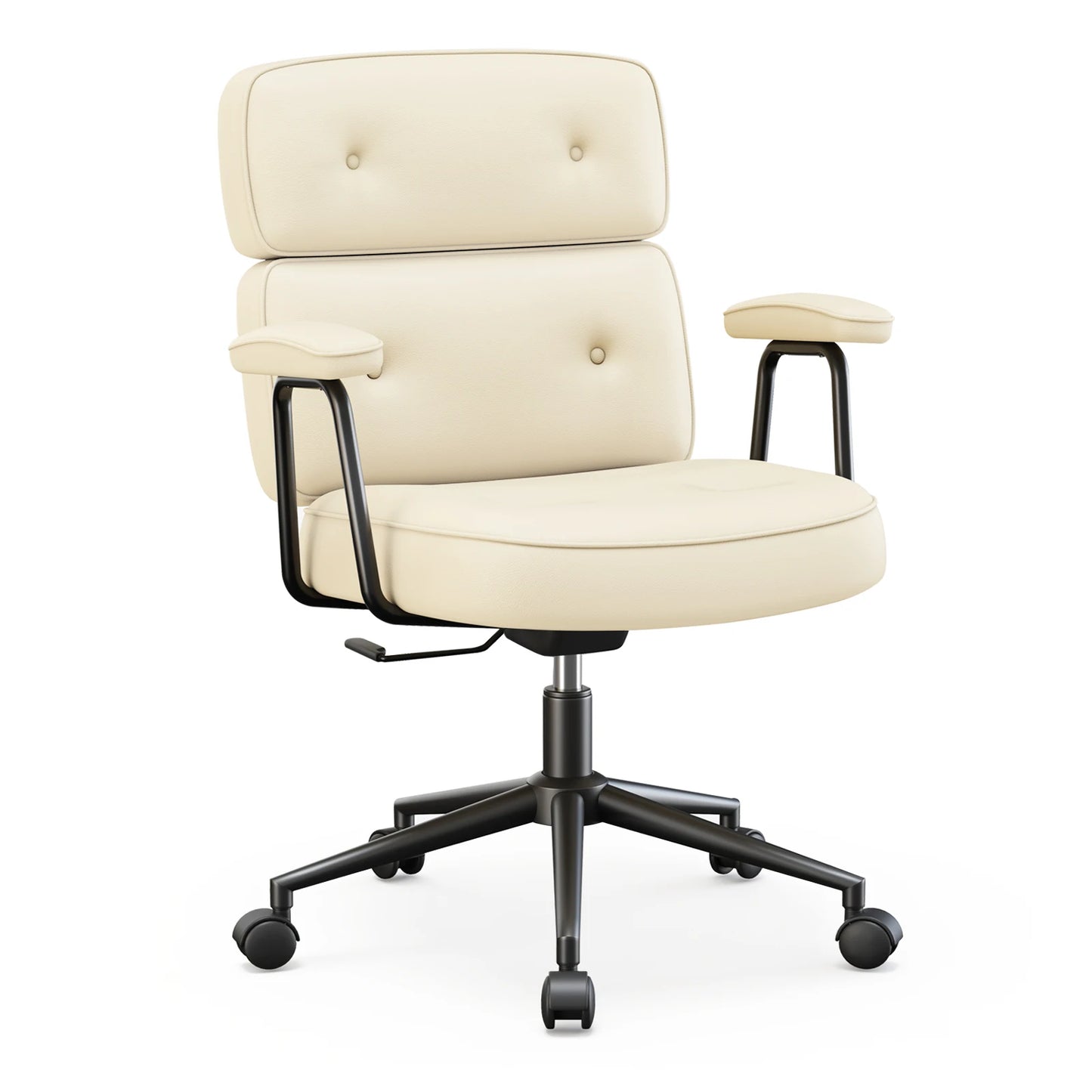 MCQ Ergonomic Home Office Chair Gaming Computer Chair with Lumbar Support Adjustable Height Rolling Swivel Armrests Chair
