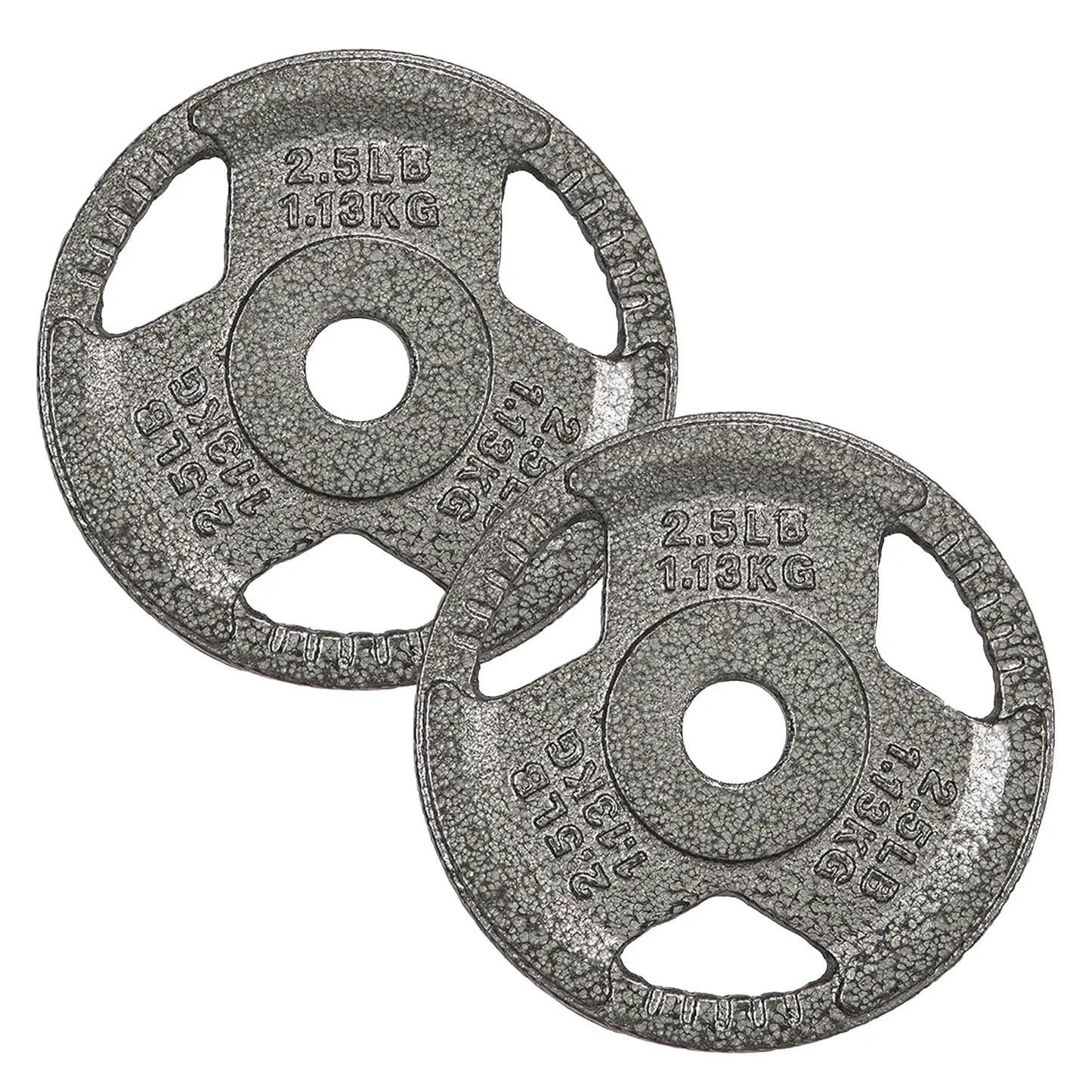 1" Solid Cast Iron Weight Plate Pair, Solid Cast Iron, 2.5-45 lb Full Specification, Dedicated to Standard Barbell Plates