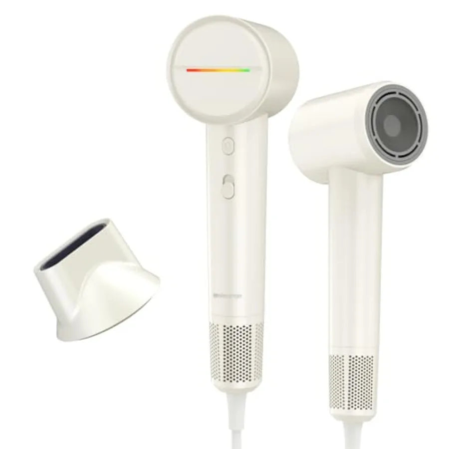 High Speed Hair Dryer 110000 RPM with 1 Billion Plasma Ions, Ionic Blow Dryer Frizz Free Fast Drying with Magnetic Diffuser for