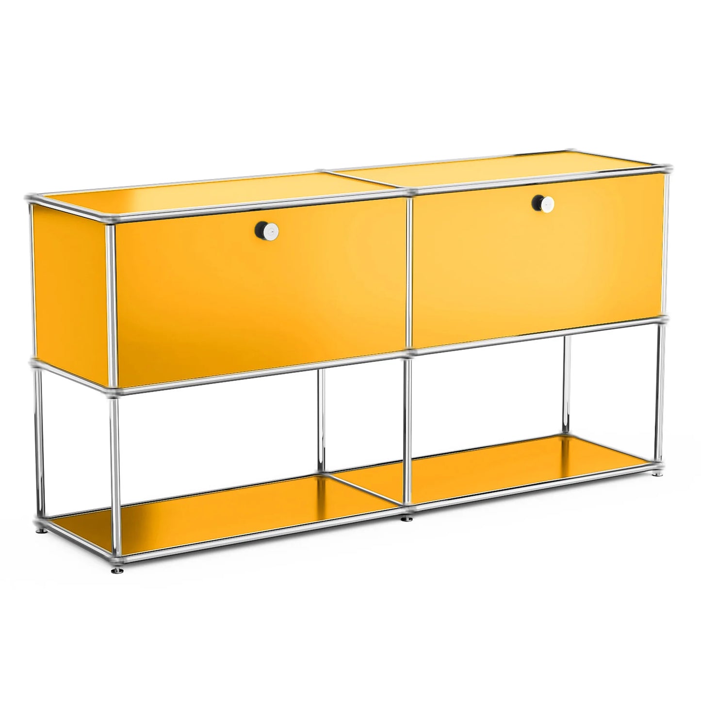 Modern Storage Cabinet Stainless Metal Organizer TV Stand Cabinet for Living Room and Home Office Furniture