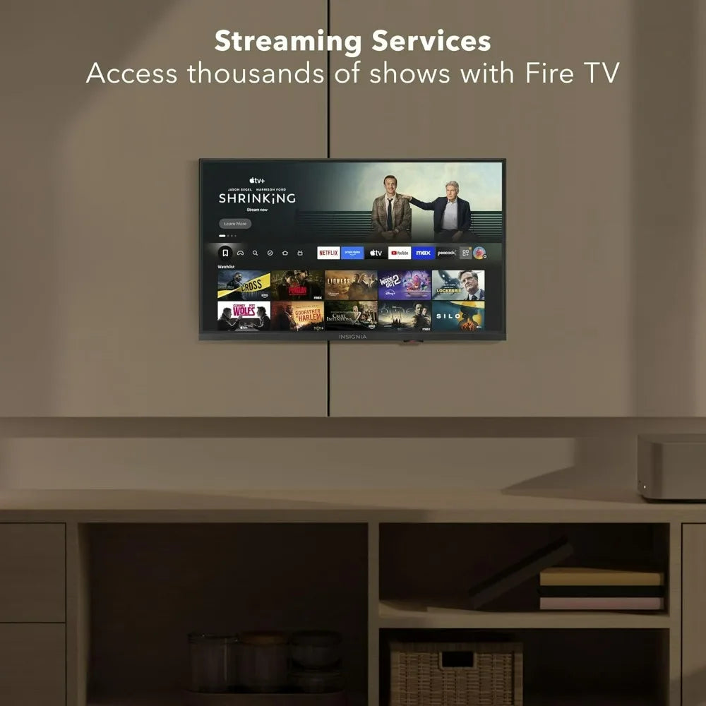 Hot-selling brand INSIGNIA 24" Class F40 Series LED Full HD Smart Fire TV, Voice Remote with Alexa, Stream Live TV Without Cable