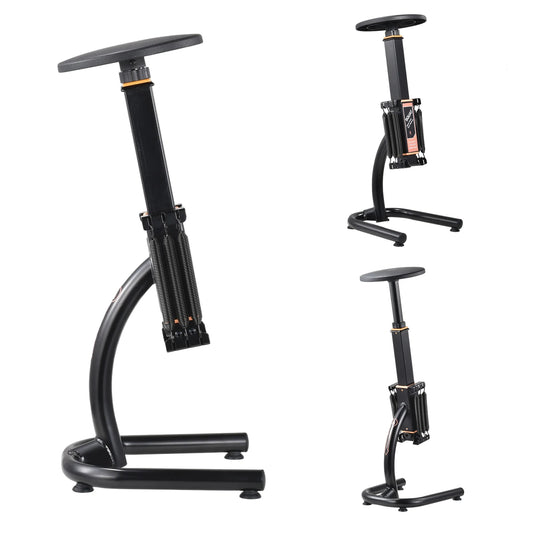 Height Adjustable Assisted Squat Machine,Resistance Glute Trainer – Foldable Leg & Core Strengthener for Home Gym, Supports