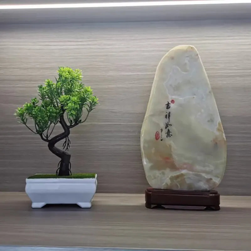 Garden Arrangement Ornaments Plastic Plants Bonsai Small Tree Pot Fake Plant Potted Flower Home Room Table Decoration 2028