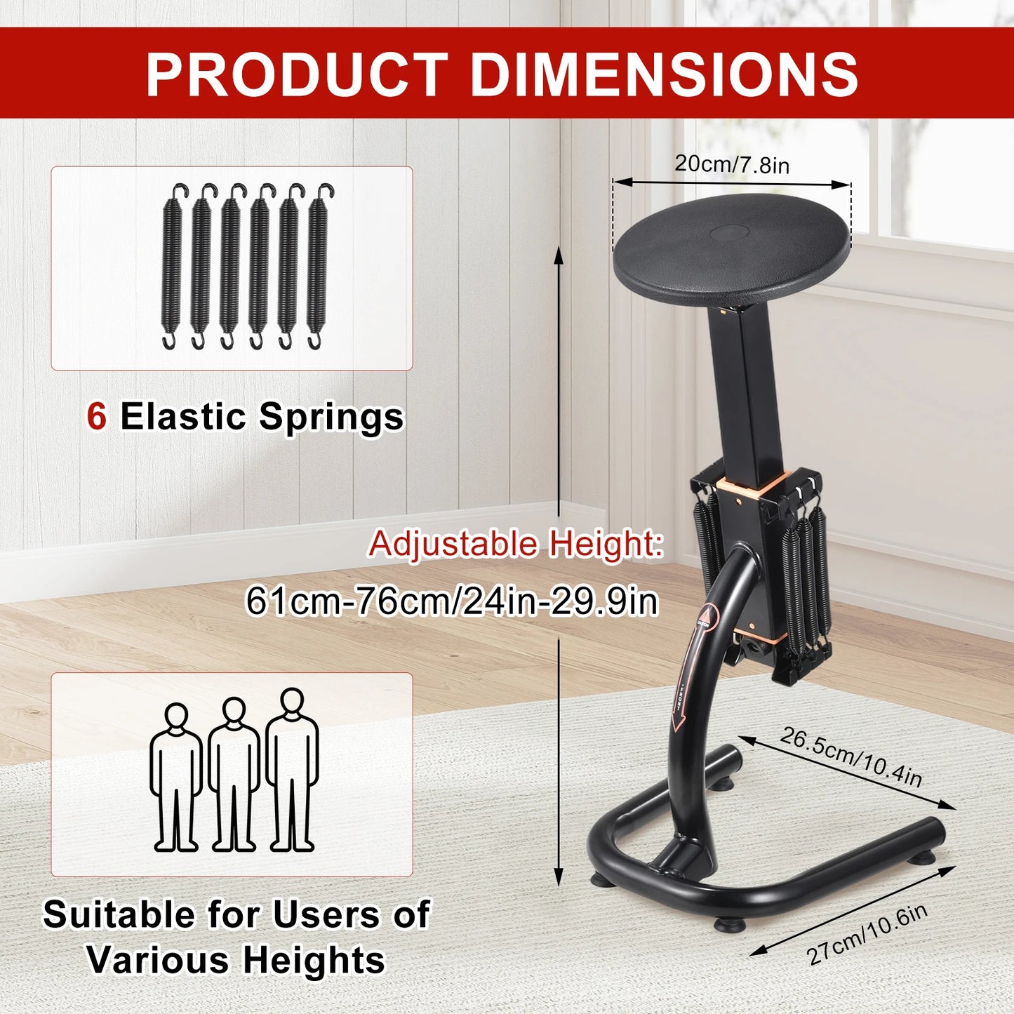 Height Adjustable Assisted Squat Machine,Resistance Glute Trainer – Foldable Leg & Core Strengthener for Home Gym, Supports
