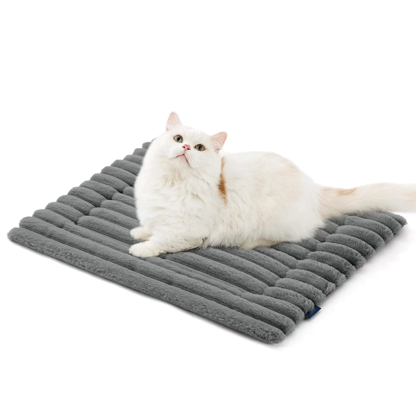 Pet Bed Self-Warming Ultra Soft Fleece Warm Cozy Sleeping Mat for Cat Dog Machine Washable Furniture