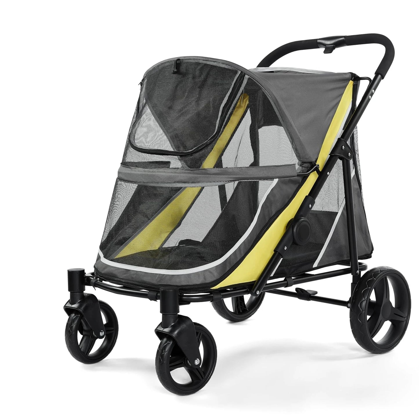 Dog Stroller for Large Dogs & Big Pets, Heavy-Duty All-Terrain Dog  Pet Stroller with Lockable Wheels, Adjustable Handle & Mesh