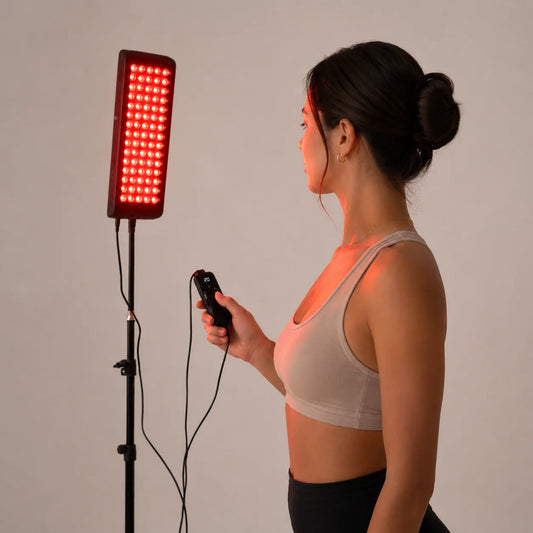 Red Light Lamp for Face Body Red Light Panel Infrared Light Device Adjustable Stand With 660nm & 850nm Home Body Facial Care