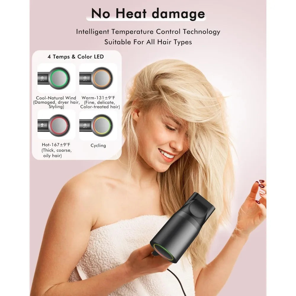 Professional D YＳ０Ｎ Hair Dryer Dupe 160000RPM High Speed Ionic Blow Dryer for Fast Drying And Shiny Smooth Results