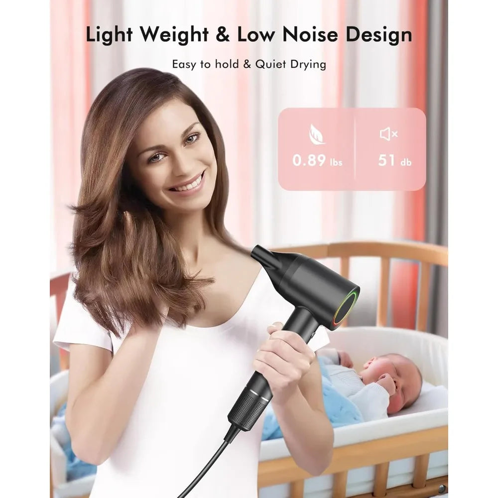 Professional D YＳ０Ｎ Hair Dryer Dupe 160000RPM High Speed Ionic Blow Dryer for Fast Drying And Shiny Smooth Results