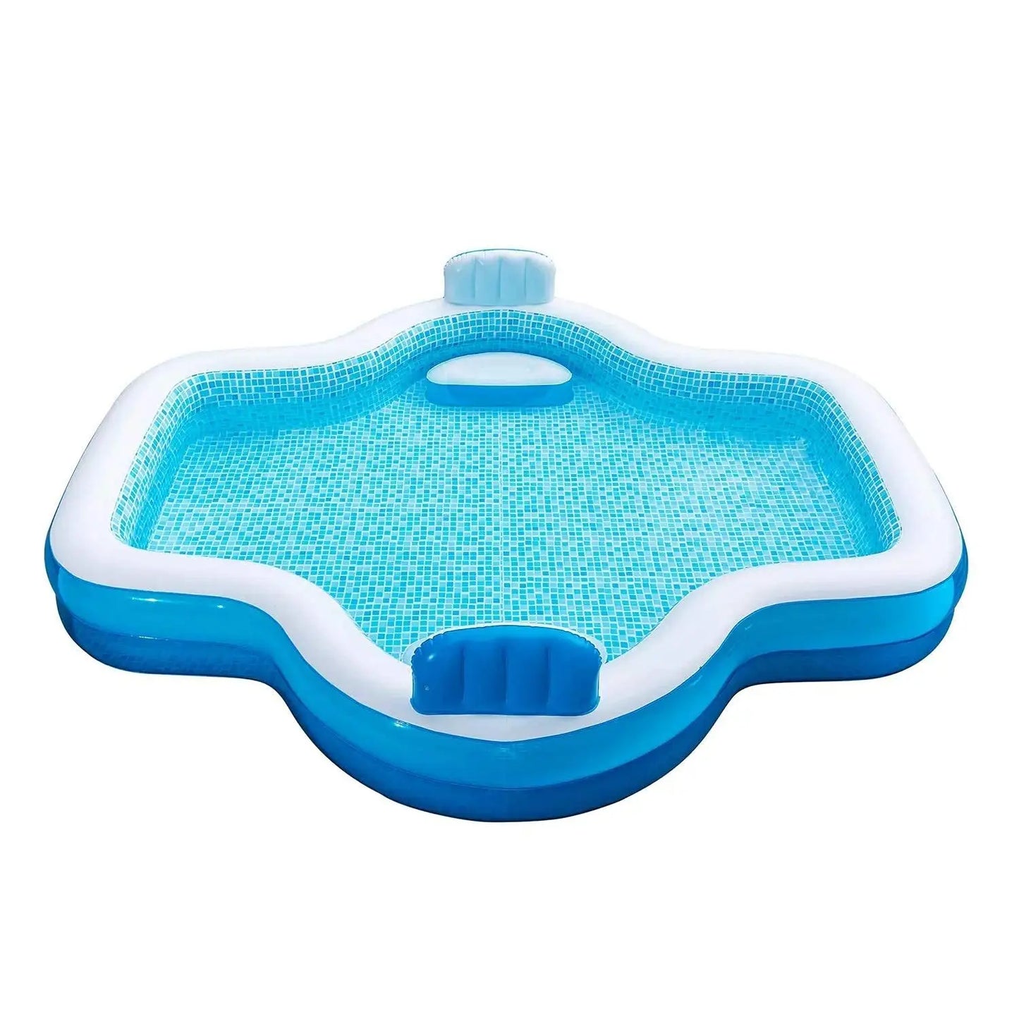 Outdoor Hot Tubs Elegant Family Pool 10 Feet Long with 2 Inflatable Seats and Backrests
