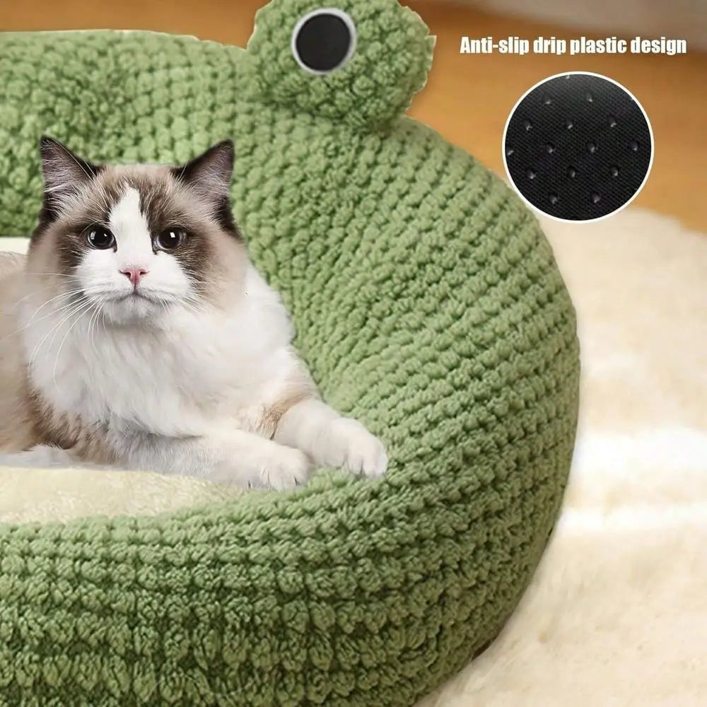 Dog Supplies Pet Furniture And Beds Dog Bed And Breathable Plush Cute Pet Bed, Open Design Warm Pet Nest, Suitable For Cats And