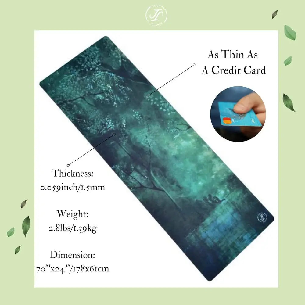 Portable Lightweight Thin Non-Slip Eco-Friendly Travel Yoga Mat
