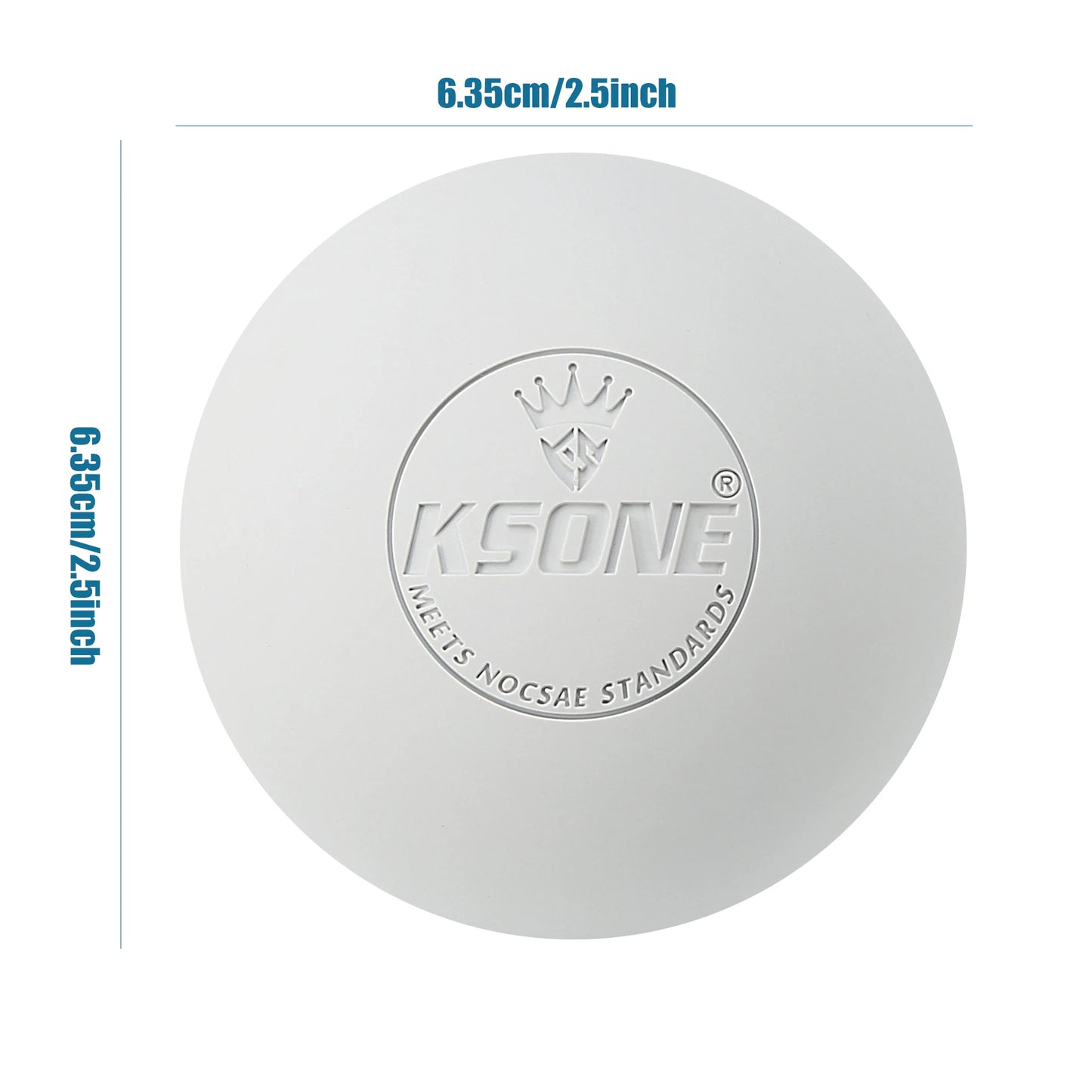 Solid Color KSONE Yoga Fascia Ball,Silicone Pilates Ball For Foot Massage Muscle Relaxation