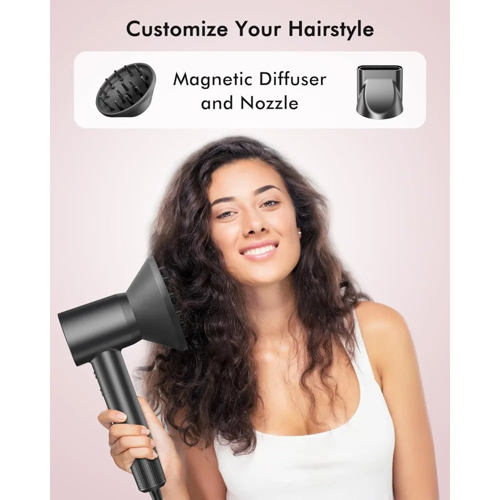 Professional D YＳ０Ｎ Hair Dryer Dupe 160000RPM High Speed Ionic Blow Dryer for Fast Drying And Shiny Smooth Results