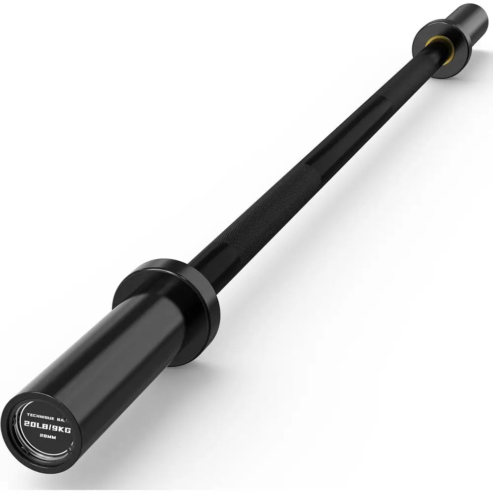 2-Inch 45 lb Weight Bar with Knurled Grip - 1000lb Capacity, Suitable for Powerlifting, Deadlifts, Squats, Bench Press, and Home
